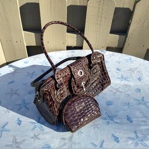 Faux Alligator Bag NEW with Coin Pouch NICE BAG!